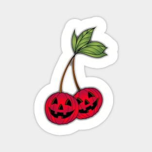 Pumpkin Cherries Magnet