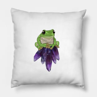 Crystal frog Pillow