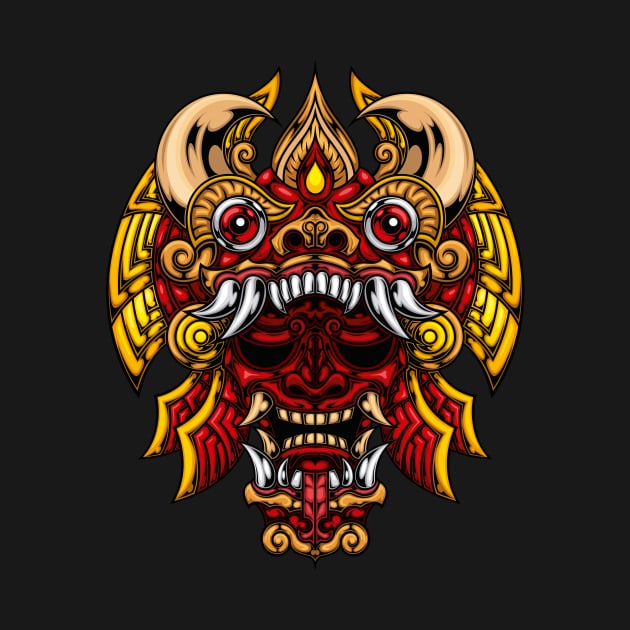 Mistic Mask Hannya Barong by BJManchester