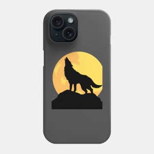 howling at the moon Phone Case