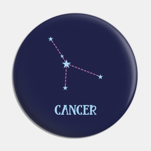 Cancer Zodiac Sign Constellation Pin