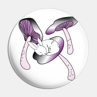 Asexual bunny mushroom Pin