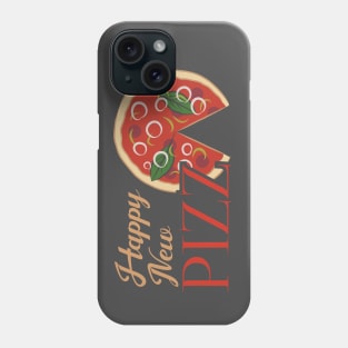 Happy New Pizza Phone Case