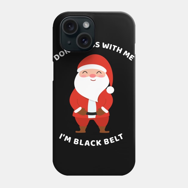 Funny Christmas Santa Phone Case by Printnation