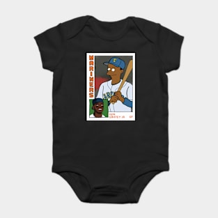 cousscards Homer at The Bat - Ken Griffey Jr. Simpsons Parody Baseball Card Tee T-Shirt