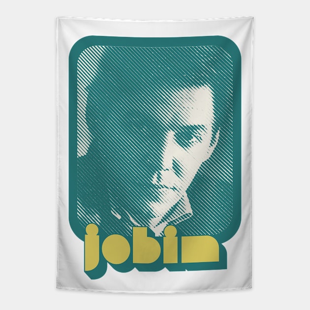 Tom Jobim /// Retro Style Fan Art Design Tapestry by DankFutura