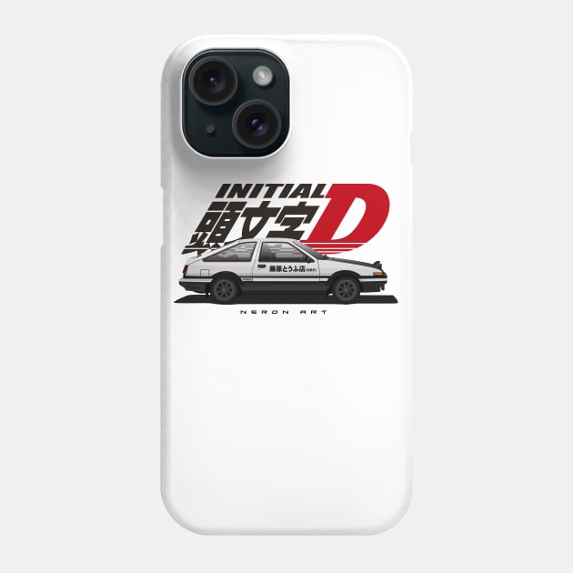 AE86 INITIAL D Phone Case by Neron Art