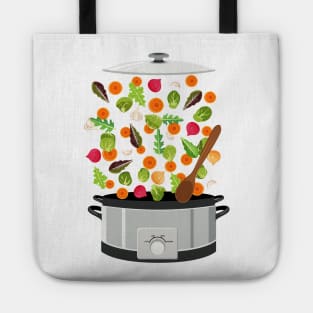 Flying Vegetable Explosion Tote