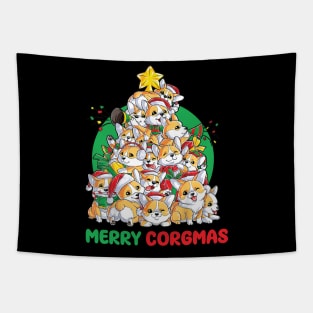 Merry Corgmas Tapestry