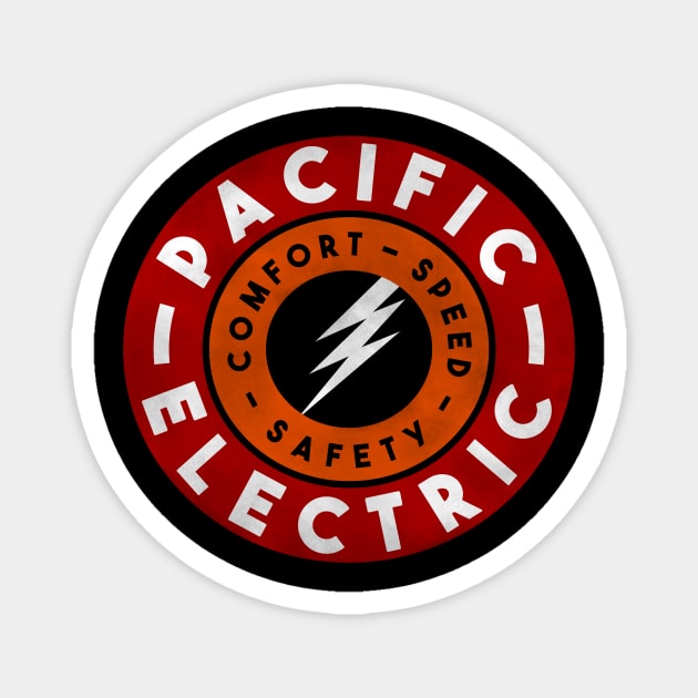 Pacific Electric Railway Magnet by plasticknivespress