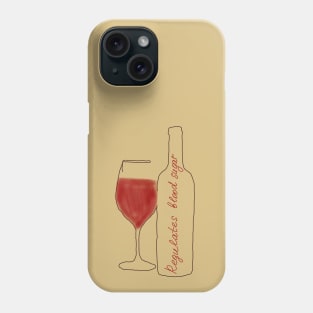 Benefits of red wine Phone Case