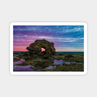 Keyhole Rock, Bridgewater Bay,Blairgowrie, Mornington Peninsula, Victoria, Australia Magnet