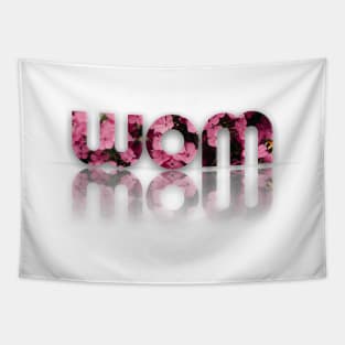 Wom text 3D Tapestry