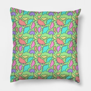 Dino Pattern Pillow