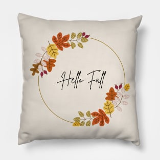 Hello Fall design Pillow
