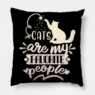 Cats Gift Cat Lover Saying Pet Fun Pillow