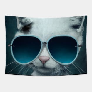 Cat with Sunglasses Tapestry
