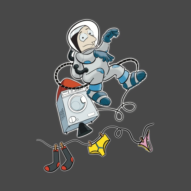 Cartoon Spaceman by Brinders