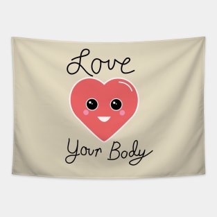 Body Acceptance Love Your Body Tapestry