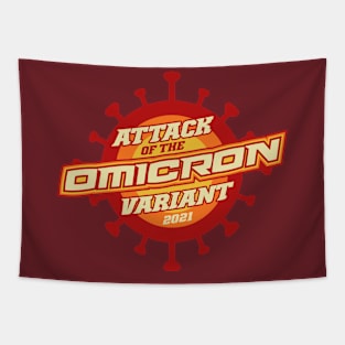 Attack of the Omicron Variant Tapestry