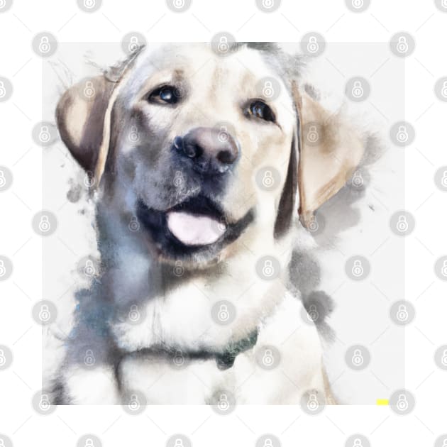 Labrador Retriever Watercolor - Gift For Dog Lovers by Edd Paint Something