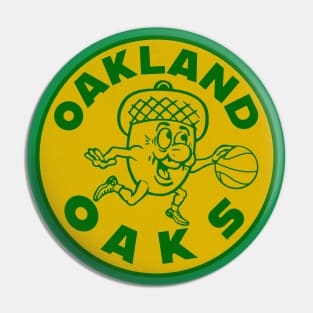 Classic Oakland Oaks ABA Basketball 1968 Pin