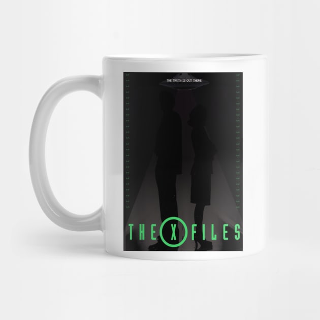 X File the Truth is Out There Ceramic Mug Dana Scully and Fox