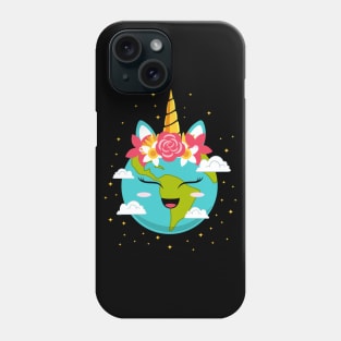 Cute Unicorn Face Earth Day 2021 Phone Case