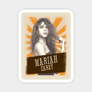 Vintage Aesthetic Mariah Carey 80s Magnet