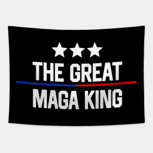 Anti Joe Biden Ultra Maga The Return Of The Great Maga King Tapestry