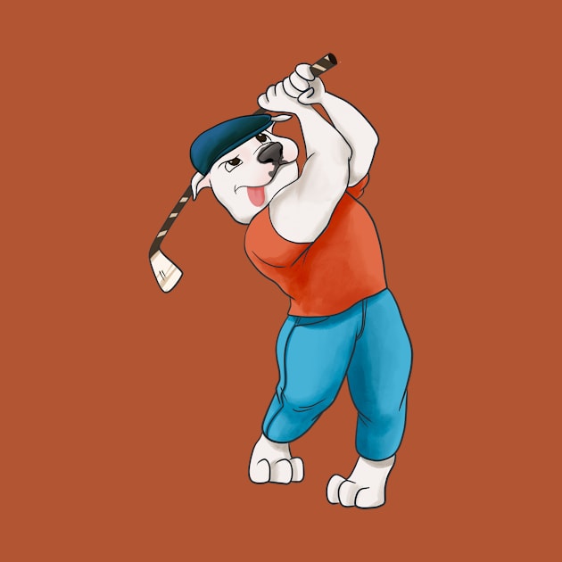 Anyone can love golf by Hameo Art