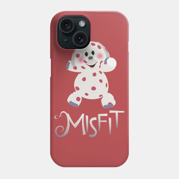 Misfit - Spotted Elephant Phone Case by JPenfieldDesigns