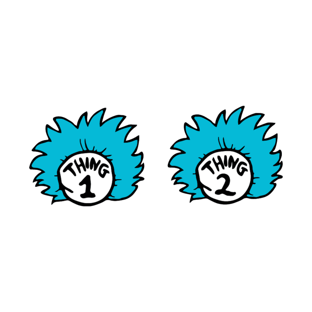 Thing 1 and Thing 2 by JAFARSODIK