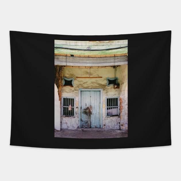 Old Colonial Building Tapestry by visualspectrum