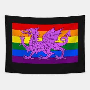 Wales LGBTQ Pride Flag, v2 Tapestry