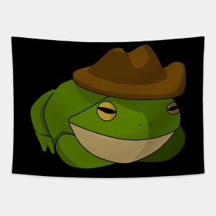 Cowboy Frog Tapestry