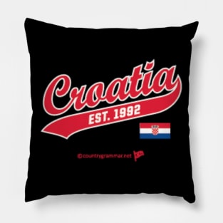 Croatia Ultimate Script Pillow