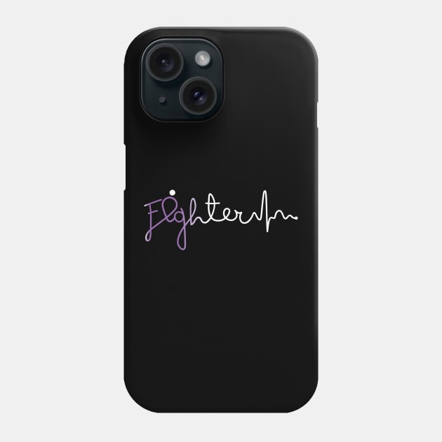 Fighter- Lupus Gifts Lupus Awareness Phone Case by AwarenessClub