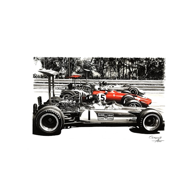 Ferrari 312F1 1969 Chris Amon by oleynik