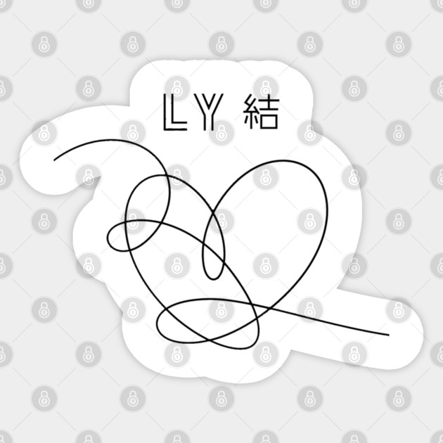 Love Yourself BTS Merchandise - Bts Merch - Sticker