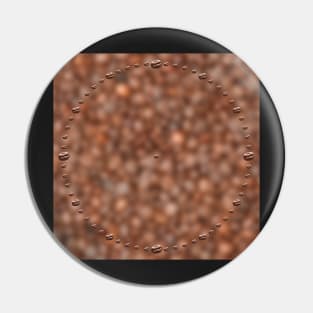 Coffee beans blurred background Pin