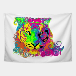 PSYCHEDELIC TIGER Tapestry