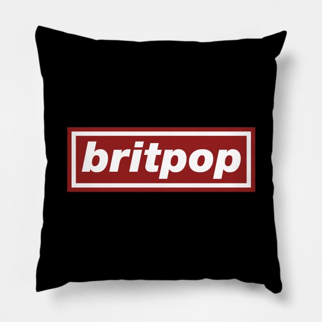 britpop Pillow by Indie Pop