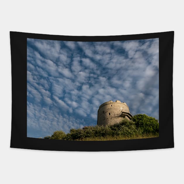 Mount Batten Tower Tapestry by jonrendle