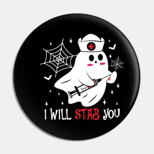 I Will Stab You -Nurse Pin