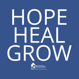 Hope Heal Grow (white) T-Shirt