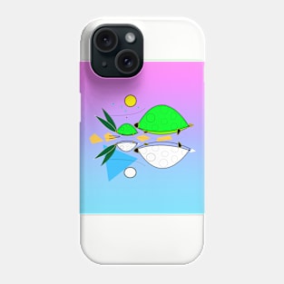 turtles and the sea Phone Case