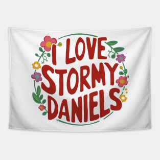 I Love Stormy Daniels Tapestry