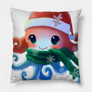 Cute Octopus Drawing Pillow