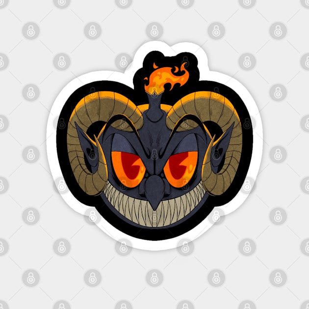 devil head Magnet by DTC-Studio